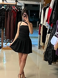 Boyundan Bağlamalı elbise