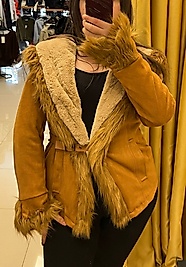 Süet tüylü ceket