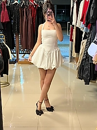 Boyundan Bağlamalı elbise