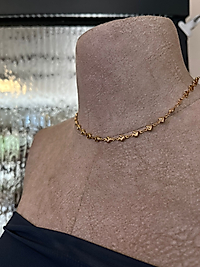 zuping kalp detaylı zincir kolye