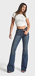 Düşük bel Tencel jean