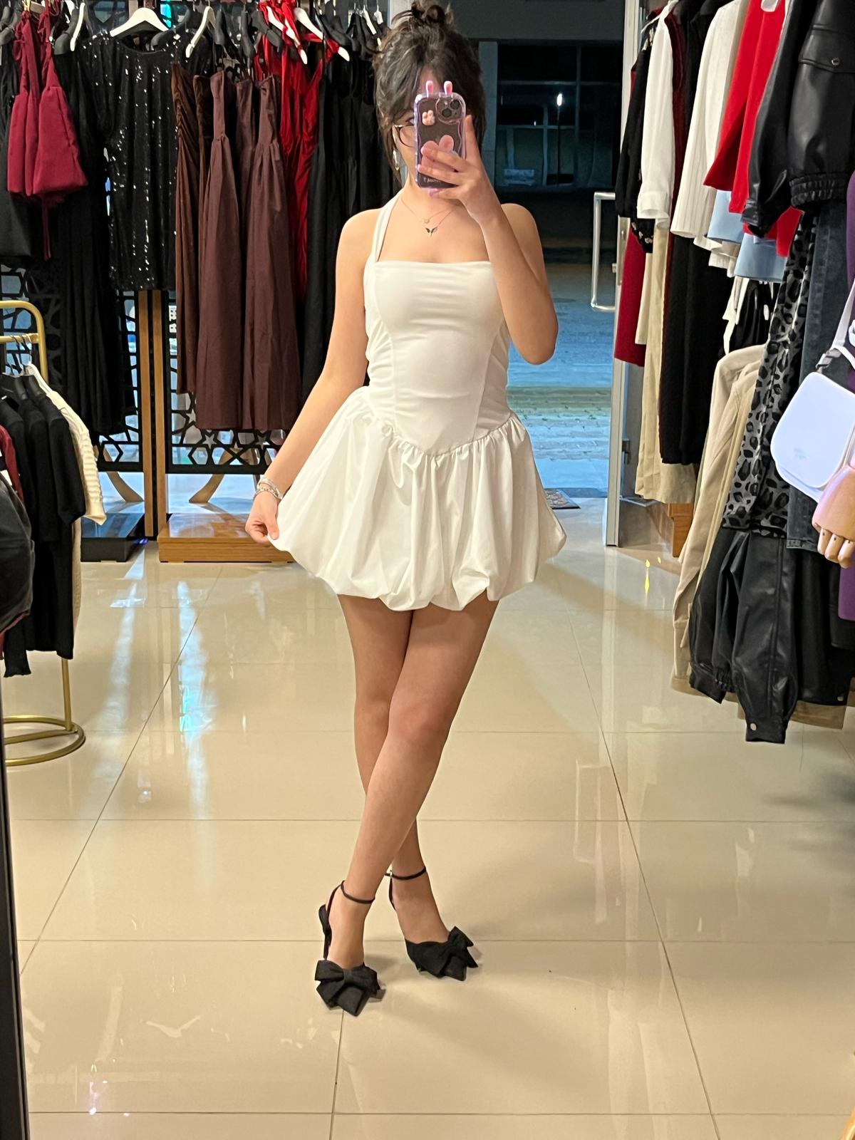 Boyundan Bağlamalı elbise