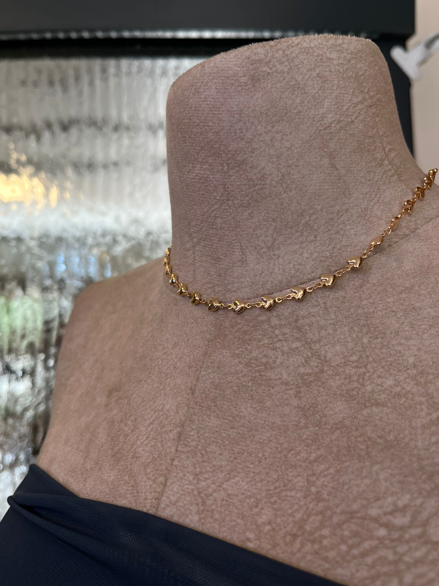 zuping kalp detaylı zincir kolye