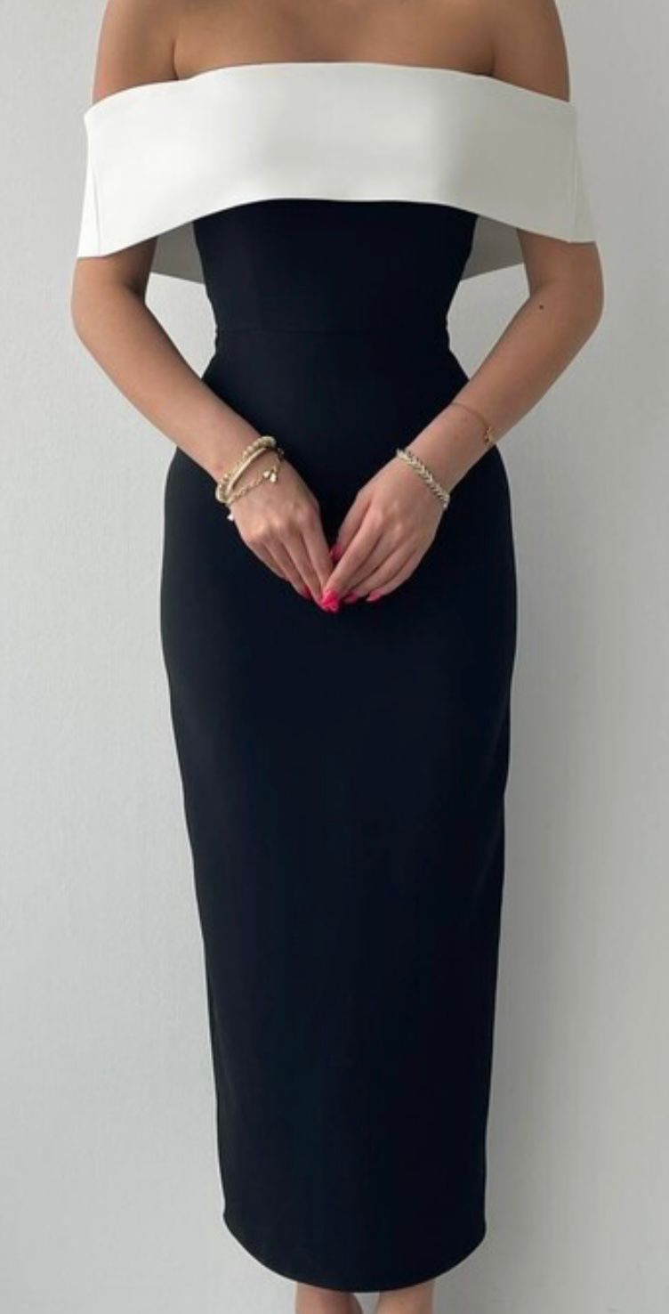 Madonna Yaka Midi Elbise