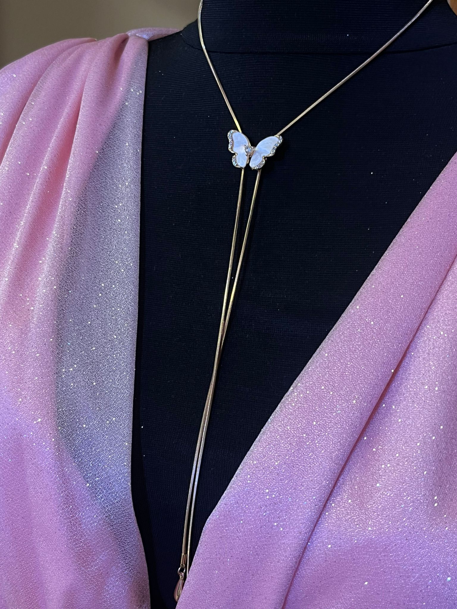 Ayarlanabilir Kelebekli kolye