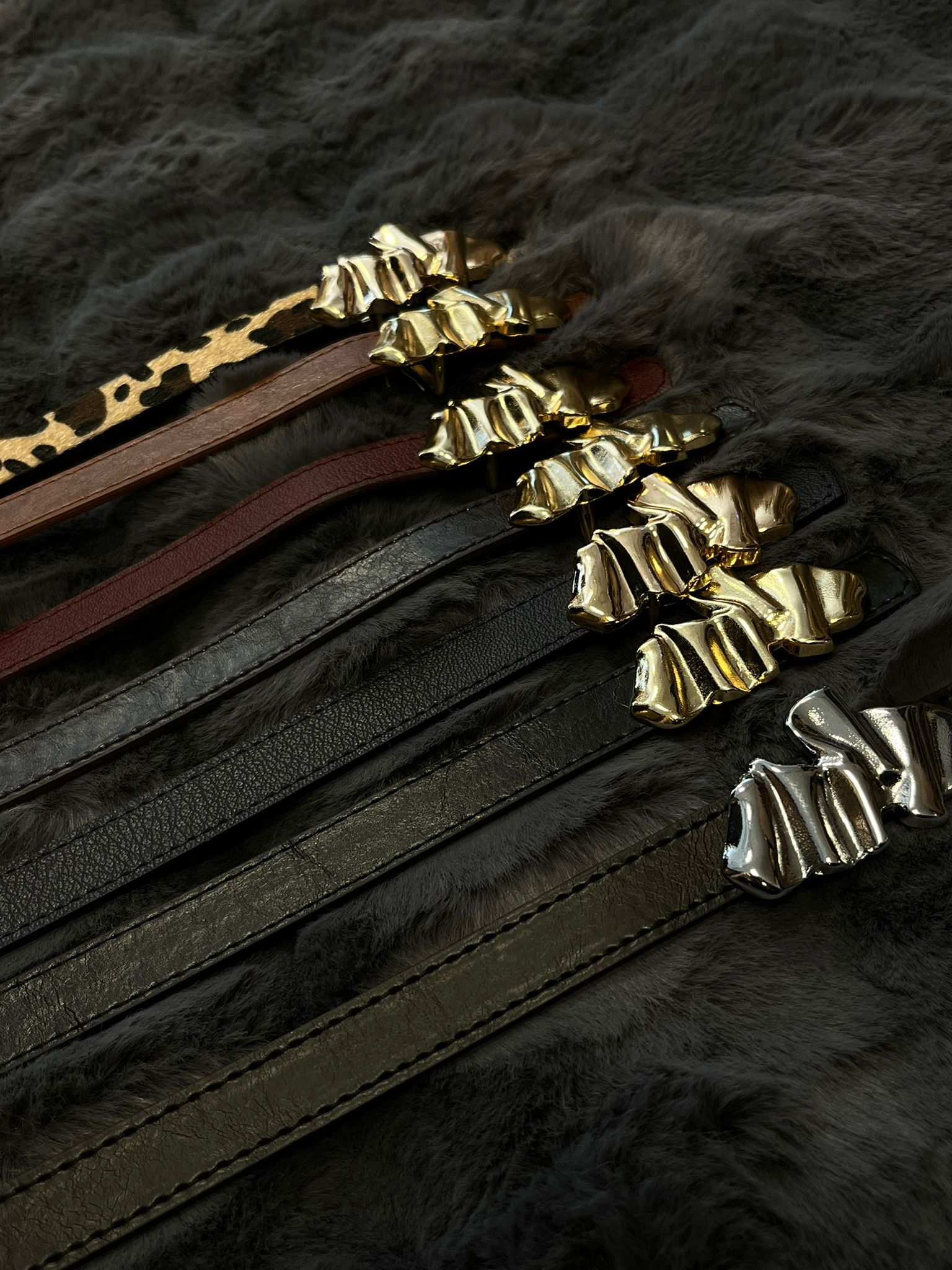 gold tokalı deri kemer